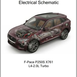 Jaguar F Pace P250S X761 2024 L4 2.0L Turbo Electrical Schematic 1