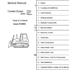 John Deere 1050C 950C Liebherr 742 752 Crawler Dozers Repair Manual TM1946 (1)