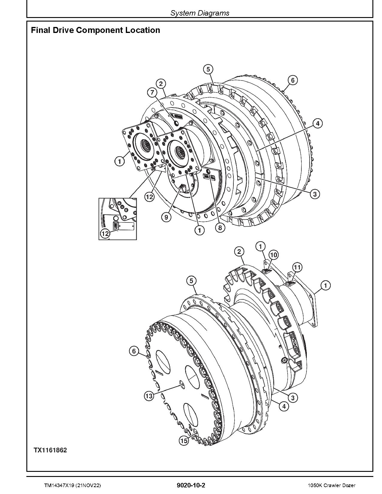 John Deere 1050K Crawler Dozers Operation Test Manual TM14347X19 (2)