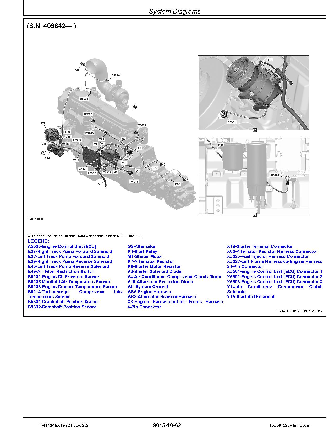 John Deere 1050K Crawler Dozers Operation Test Manual TM14349X19 (2)