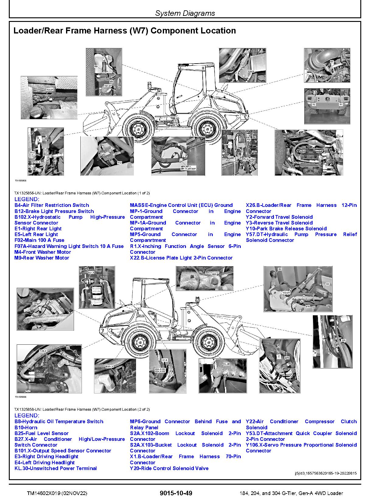 John Deere 184 204 304 G Tier 4WD Wheel Loaders Operation and Test Manual TM14602X019 (3)