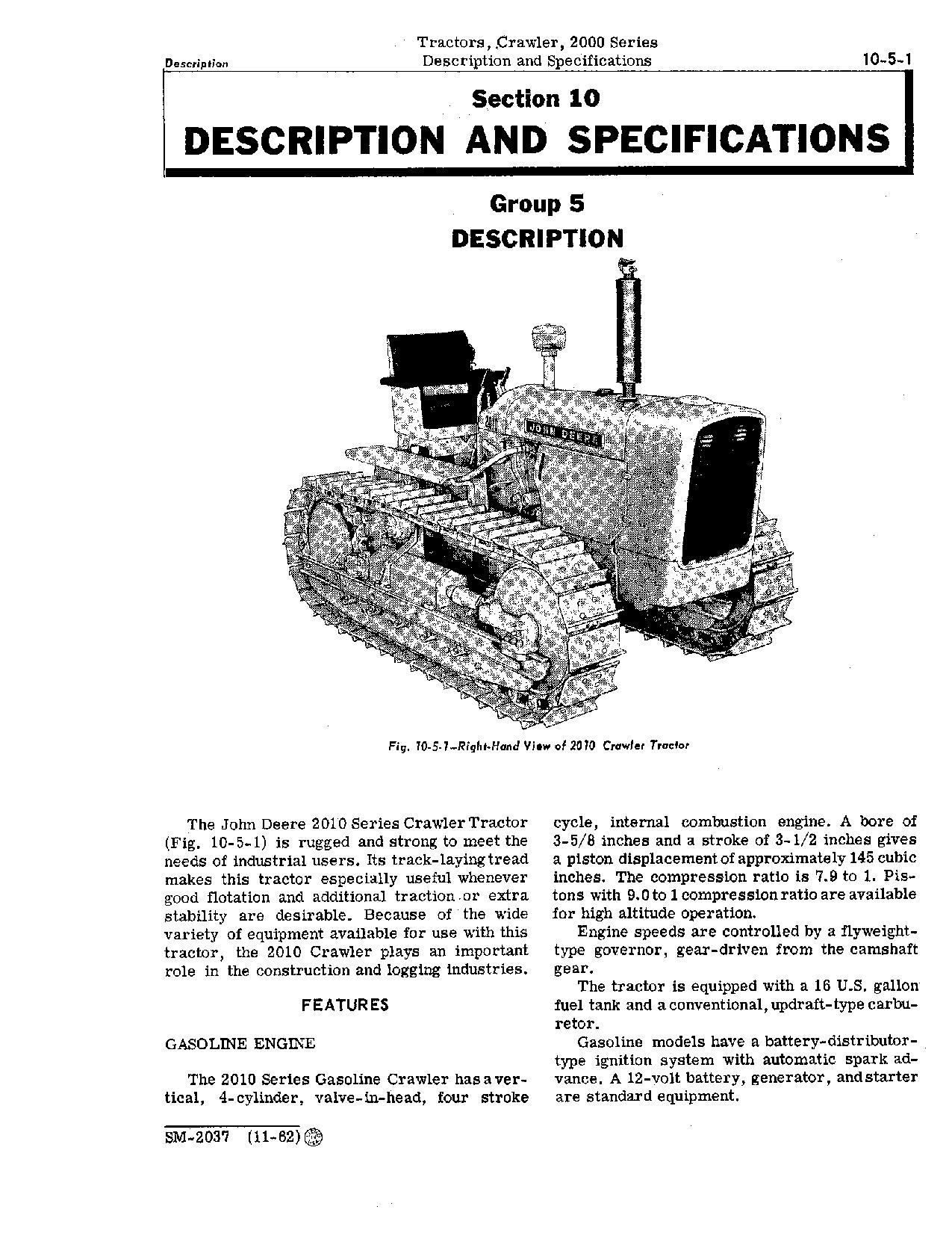 John Deere 2010 Crawler Tractors Service Manual SM2037 (2)