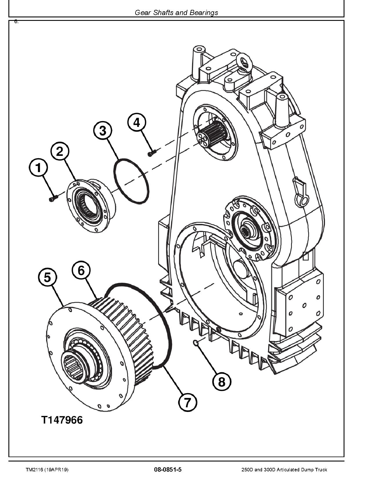 John Deere 250D 300D Articulated Dump Trucks Repair Manual TM2116 (4)