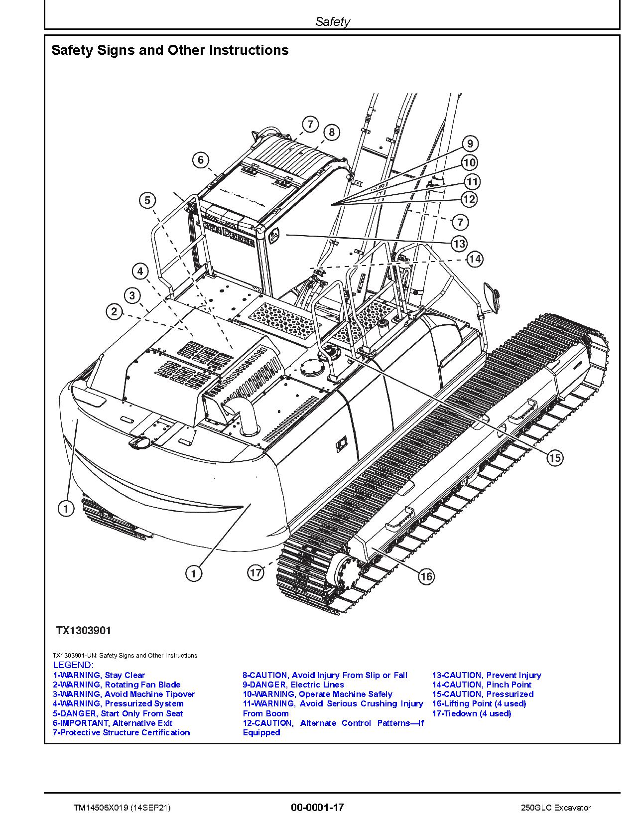 John Deere 250GLC Crawler Excavators Repair Manual TM14506X019 (2)