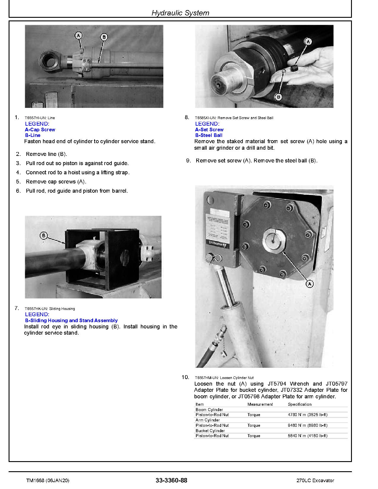 John Deere 270LC Crawler Excavators Repair Manual TM1668 (4)