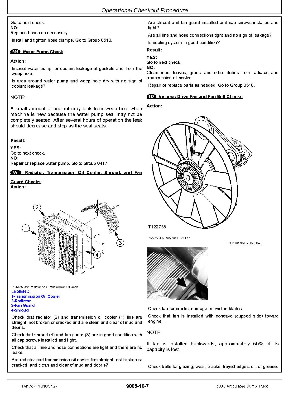 John Deere 300C Articulated Dump Trucks Operation and Test Manual TM1787 (2)