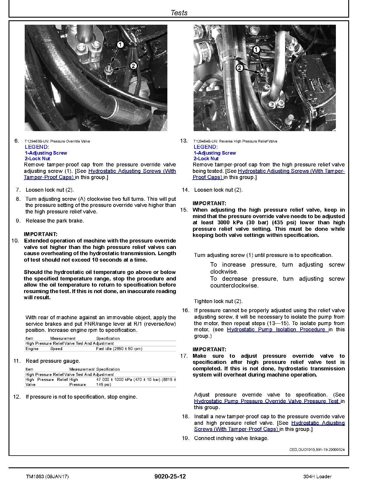 John Deere 304H Compact 4WD Loaders Operation and Test Manual TM1863 (4)