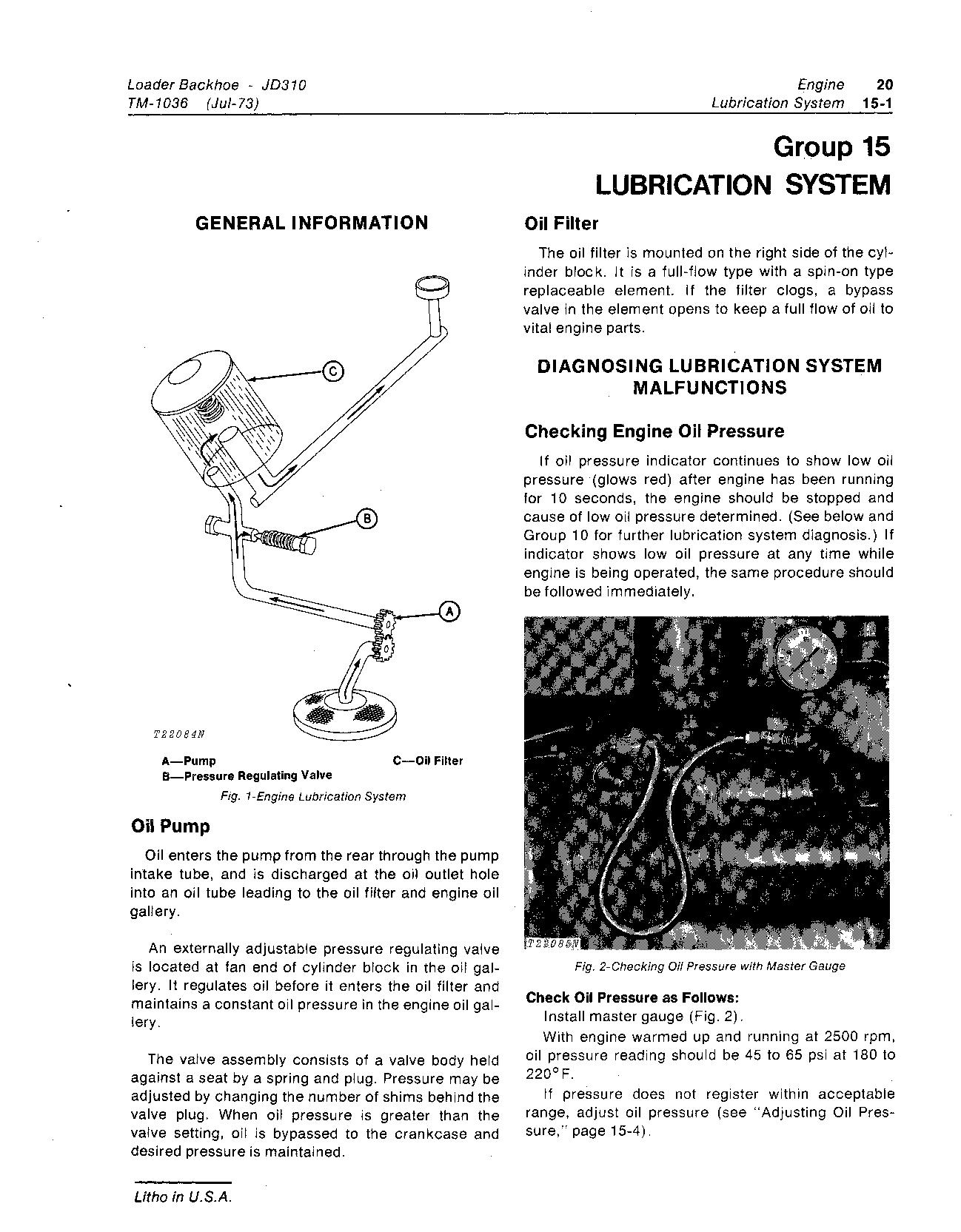John Deere 310 JD310 Backhoe Loaders Technical Manual TM1036 (2)