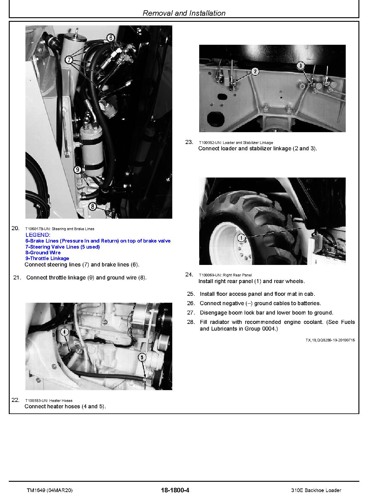John Deere 310E Backhoe Loaders Repair Manual TM1649 (3)