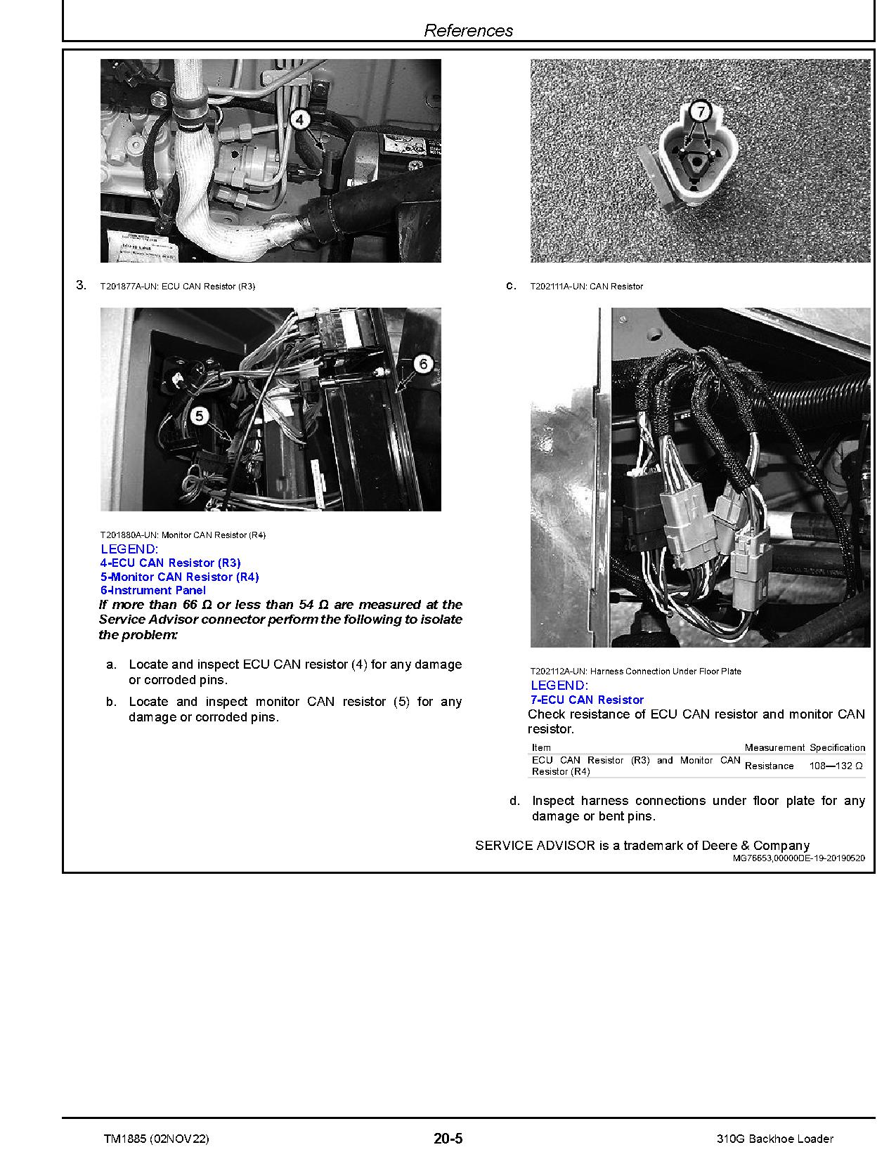 John Deere 310G Backhoe Loaders Operation and Test Manual TM1885 (2)
