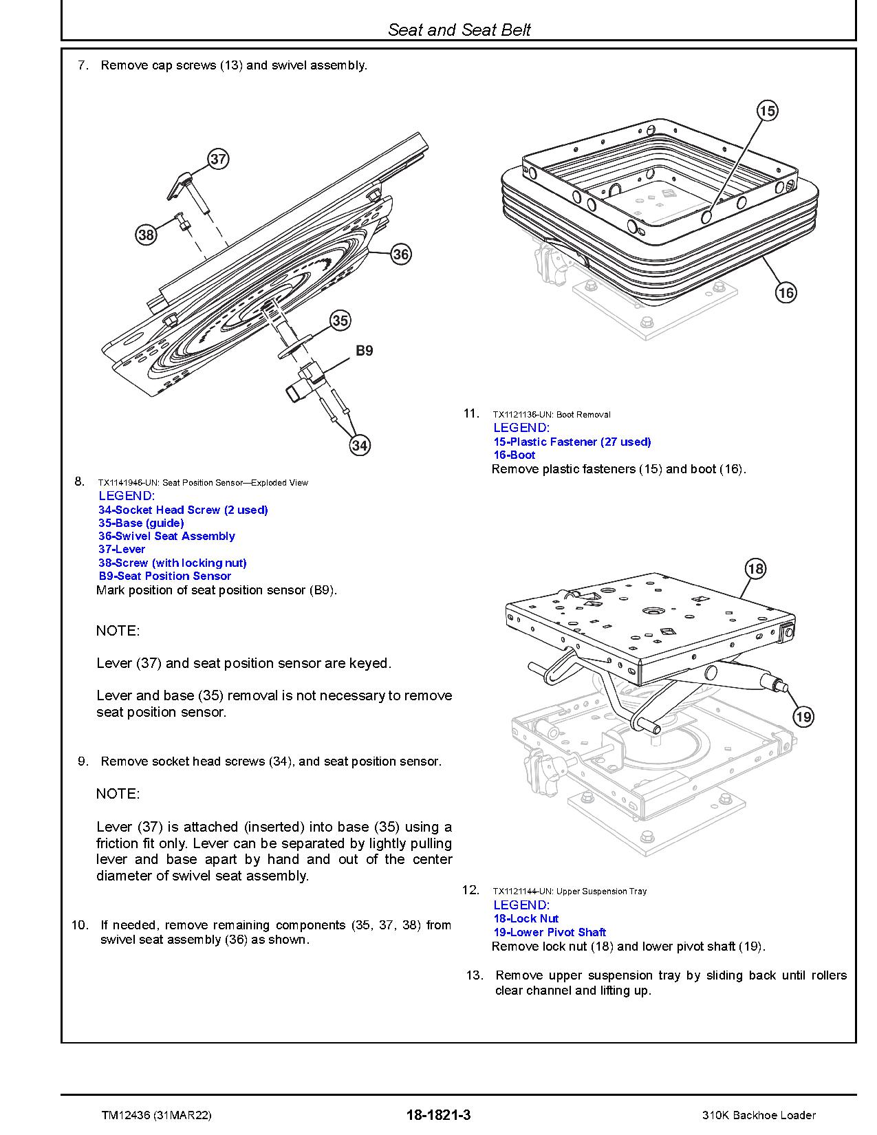 John Deere 310K Backhoe Loaders Repair Manual TM12436 (4)