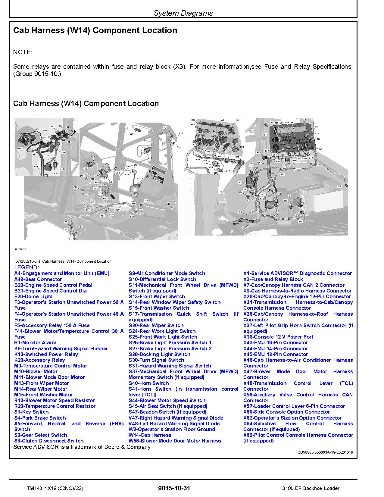 John Deere 310L Backhoe Loaders Operation and Test Manual TM14311X19 (2)