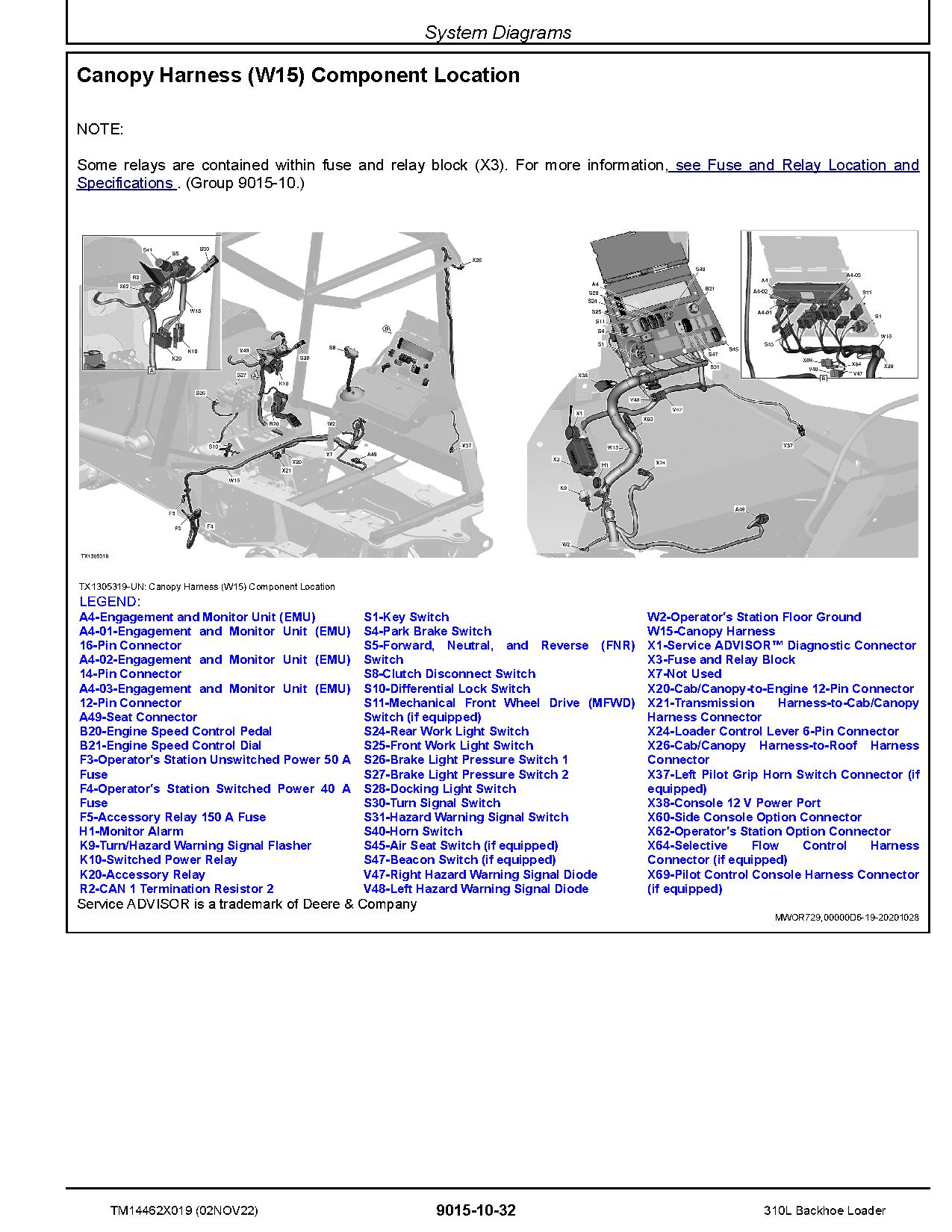 John Deere 310L Backhoe Loaders Operation and Test Manual TM14462X019 (2)