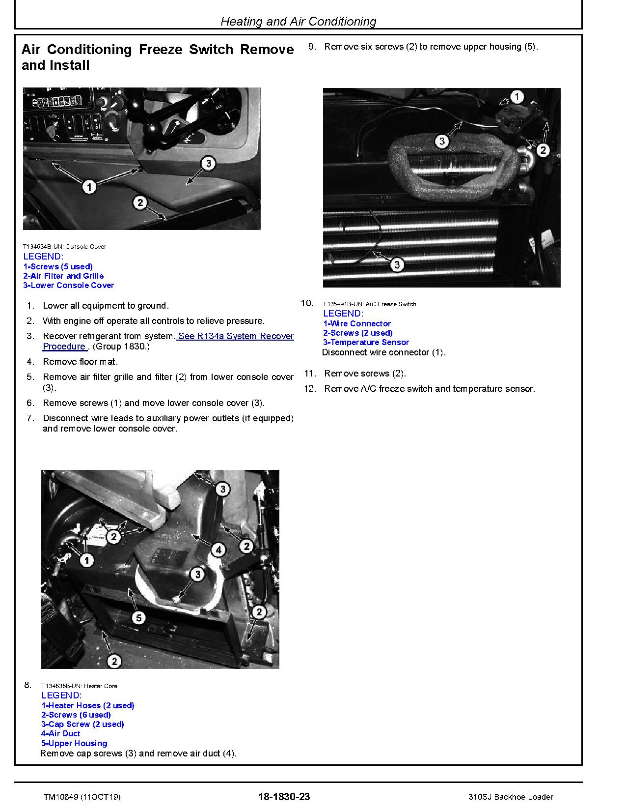 John Deere 310SJ Side Shift Backhoe Loaders Repair Manual TM10849 (3)