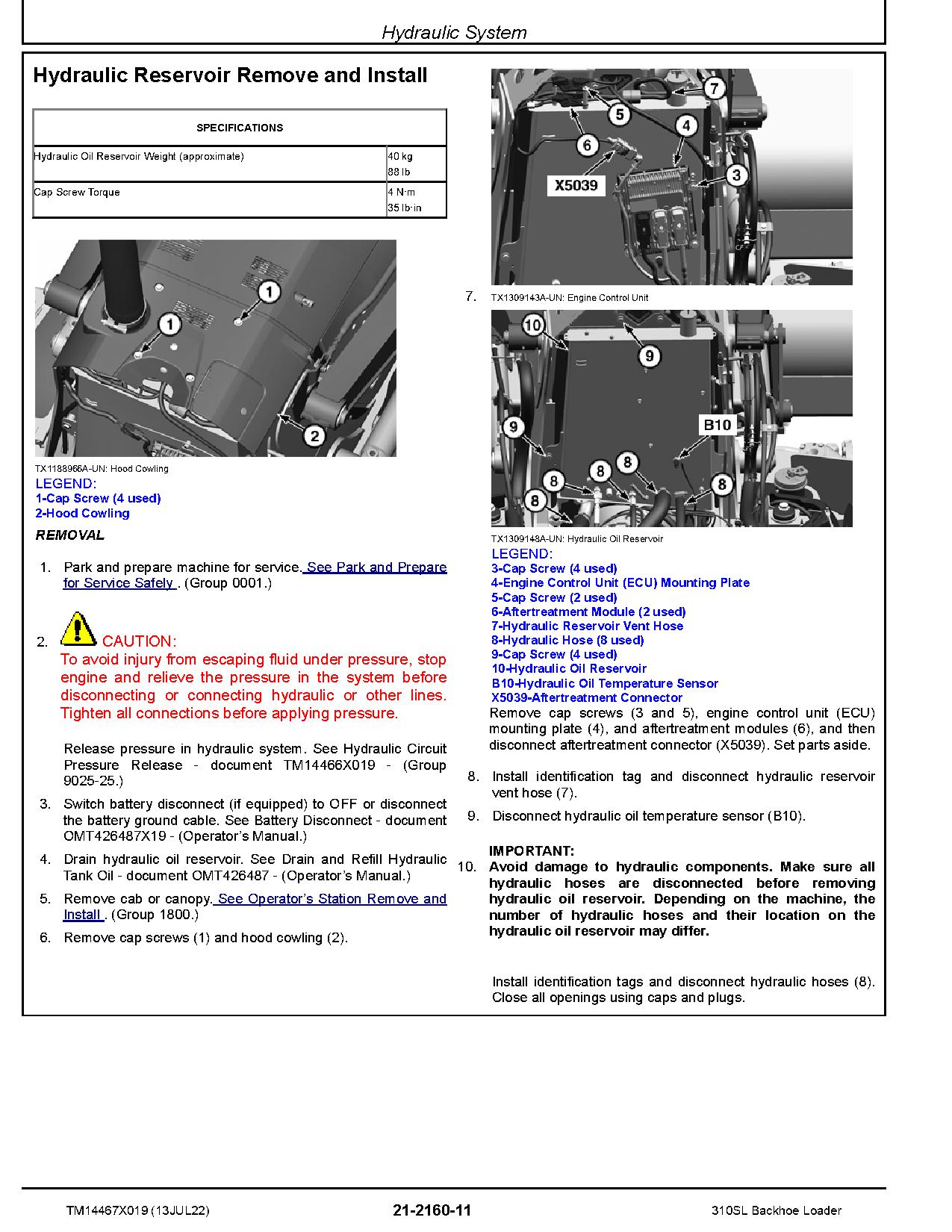John Deere 310SL Side Shift Backhoe Loaders Repair Manual TM14467X019 (4)