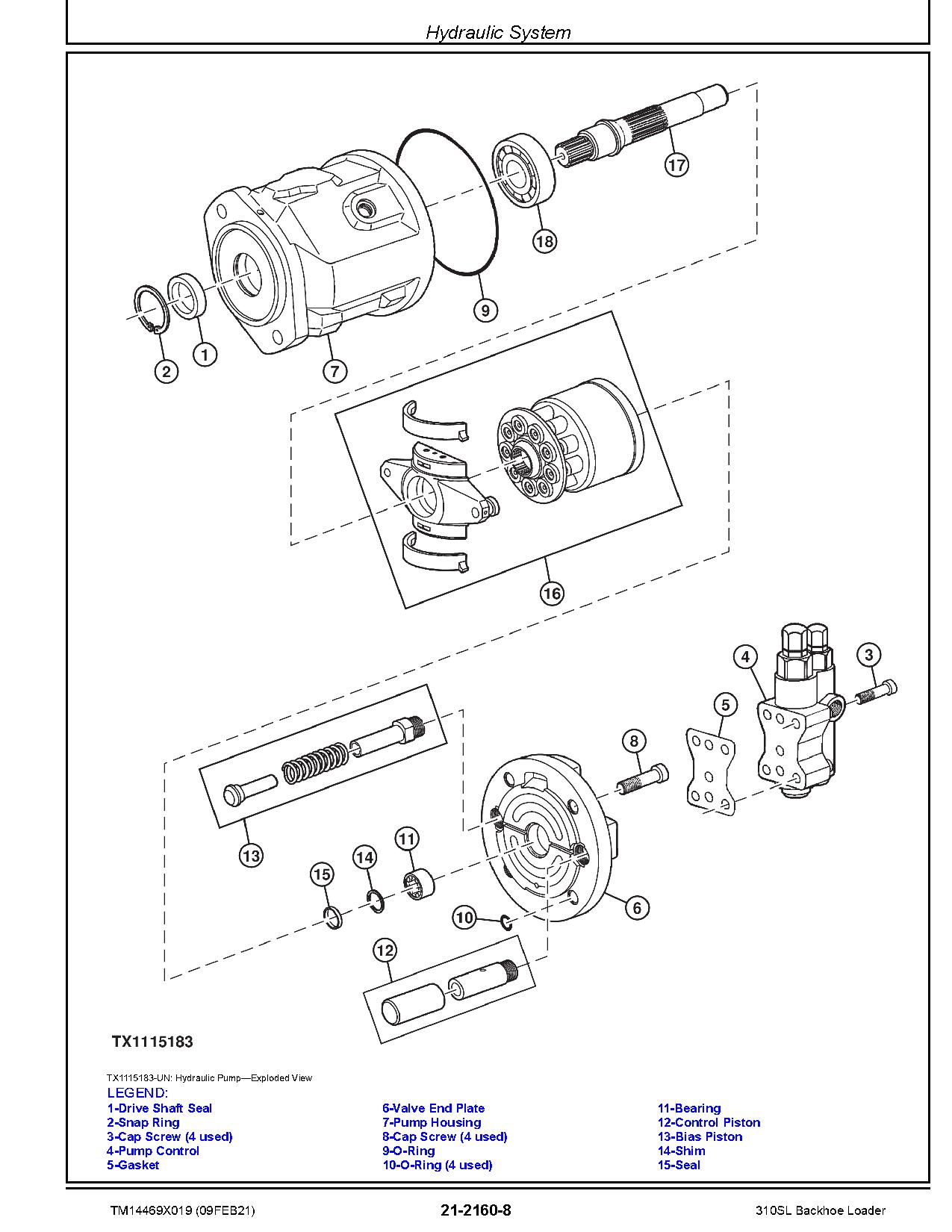 John Deere 310SL Side Shift Backhoe Loaders Repair Manual TM14469X019 (3)