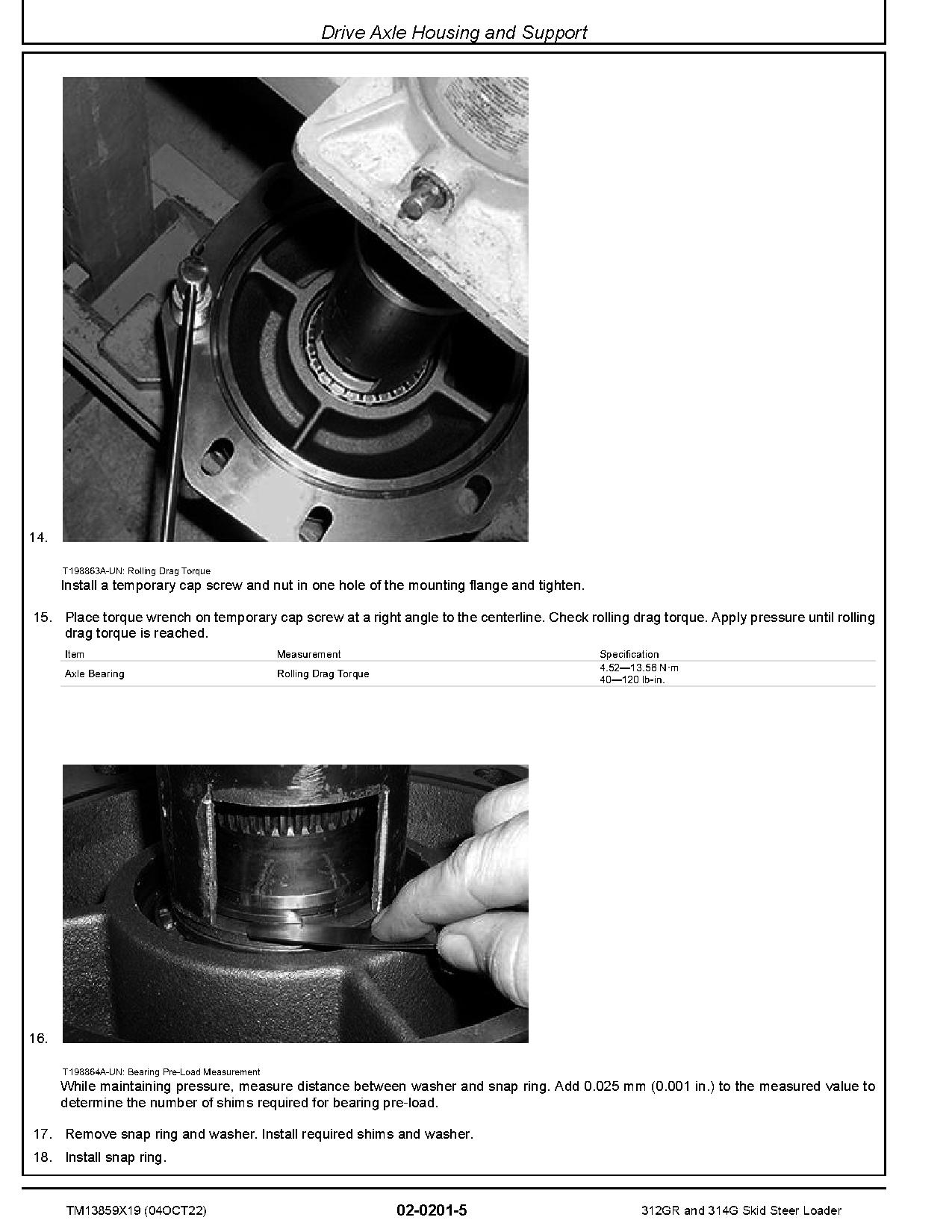 John Deere 312GR 314G Skid Steer Loaders Repair Manual TM13859X19 (2)
