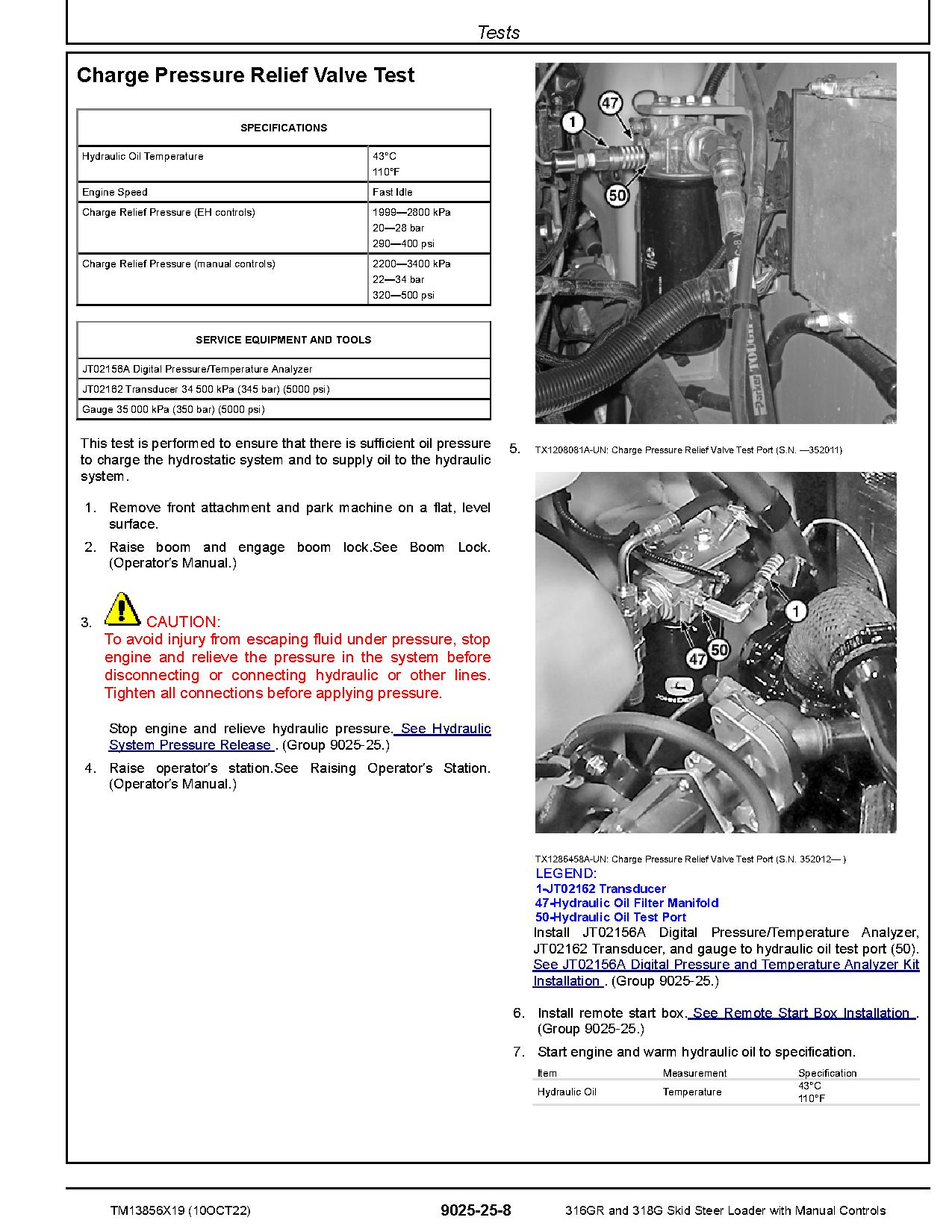 John Deere 316GR 318G Skid Steer Loaders Operation and Test Manual TM13856X19 (4)