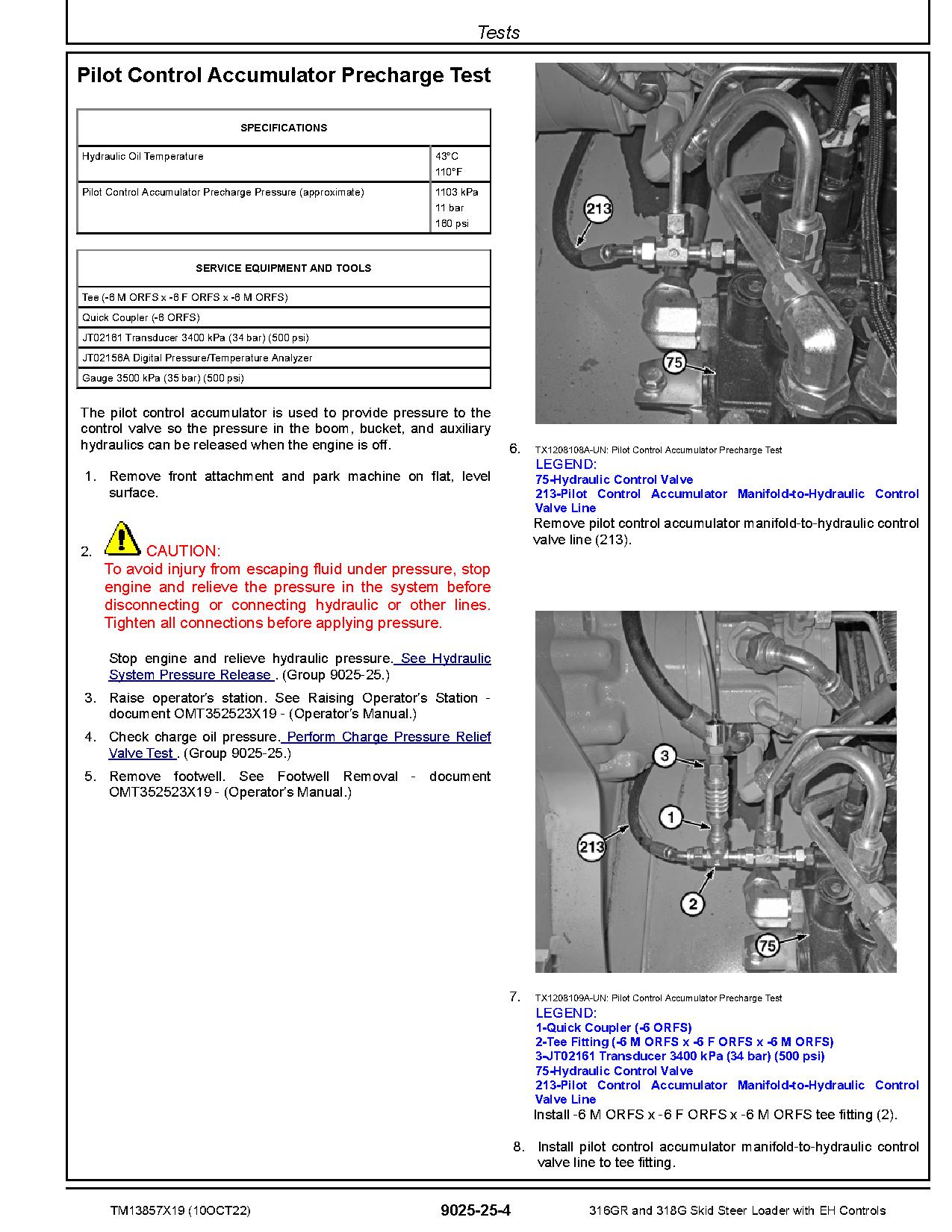 John Deere 316GR 318G Skid Steer Loaders Operation and Test Manual TM13857X19 (4)