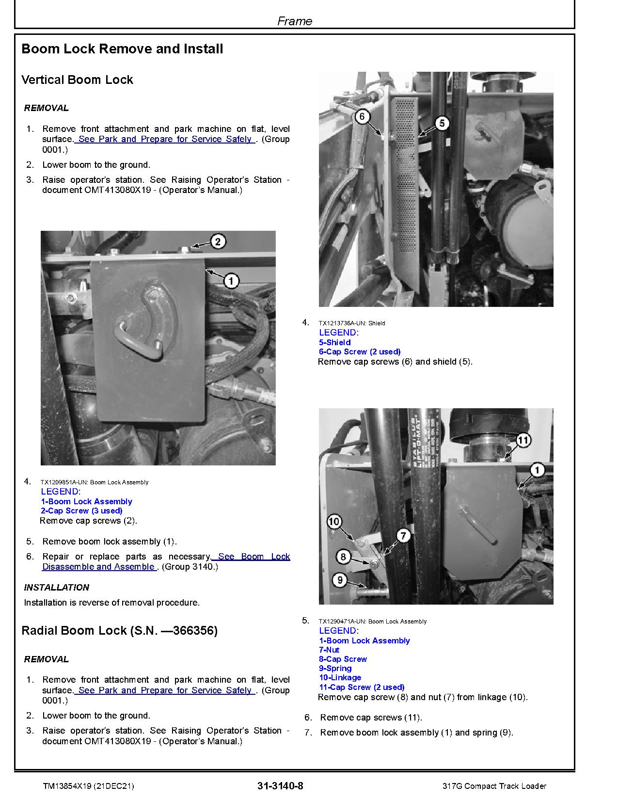 John Deere 317G Compact Track Loaders Repair Manual TM13854X19 (4)