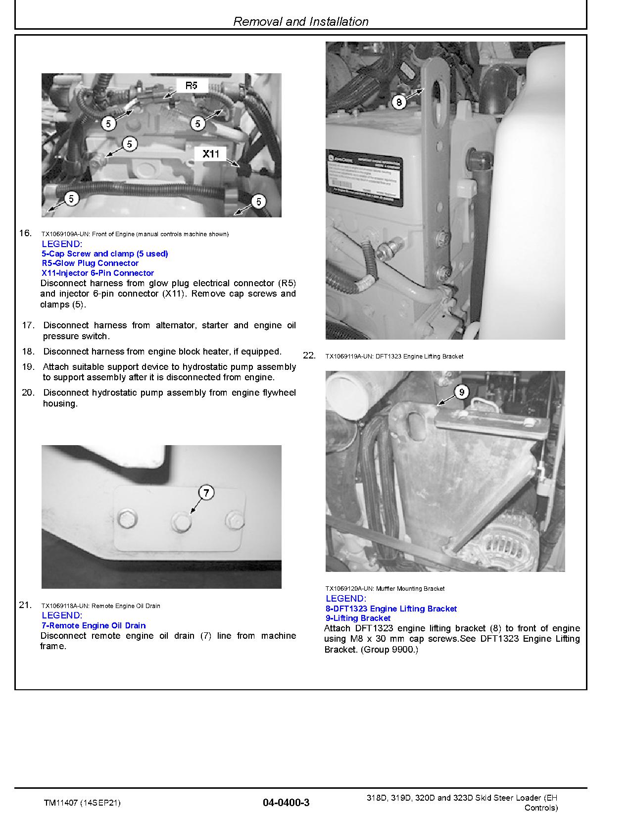 John Deere 319D 323D Compact Track Loaders 318D 320D Skid Steer Loaders Repair Manual TM11407 (3)
