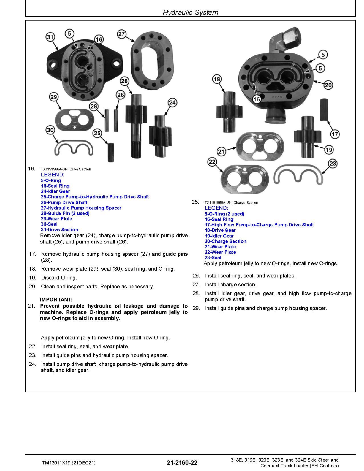 John Deere 319E 323E Compact Track Loaders 318E 320E 324E Skid Steer Loaders Repair Manual TM13011X19 (4)