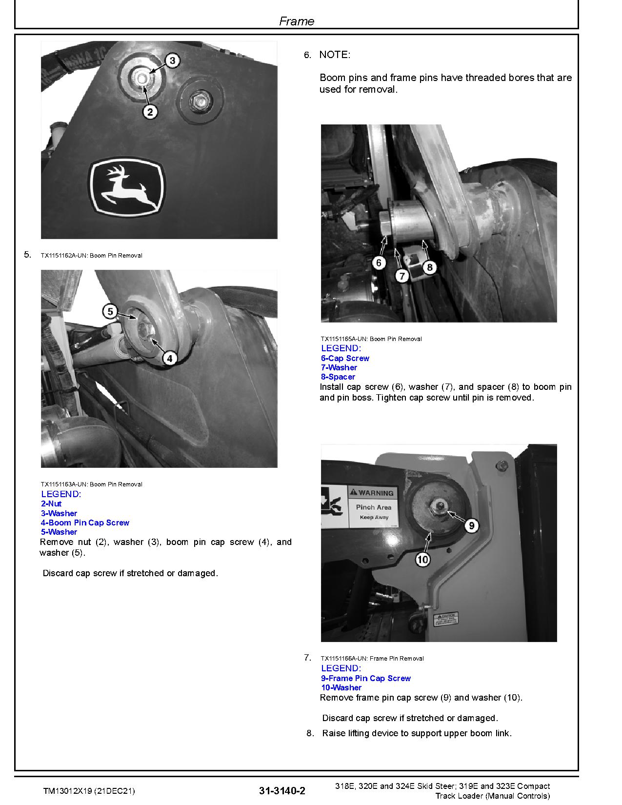 John Deere 319E 323E Compact Track Loaders 318E 320E 324E Skid Steer Loaders Repair Manual TM13012X19 (4)