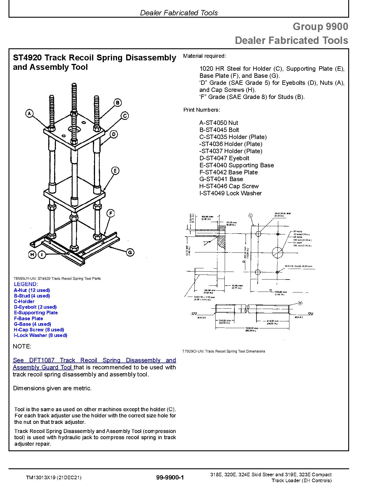 John Deere 319E 323E Compact Track Loaders 318E 320E 324E Skid Steer Loaders Repair Manual TM13013X19 (4)