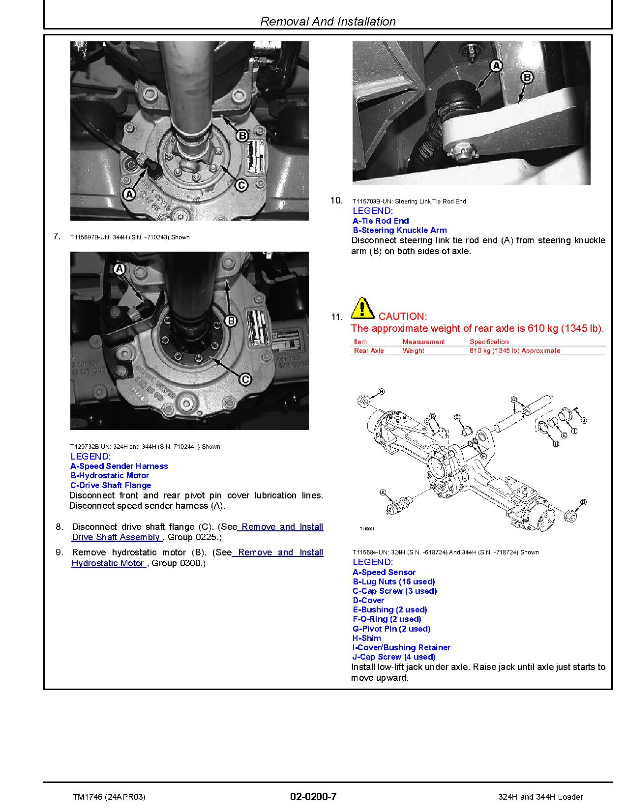 John Deere 324H 344H Compact 4WD Loaders Repair Manual TM1746 (2)