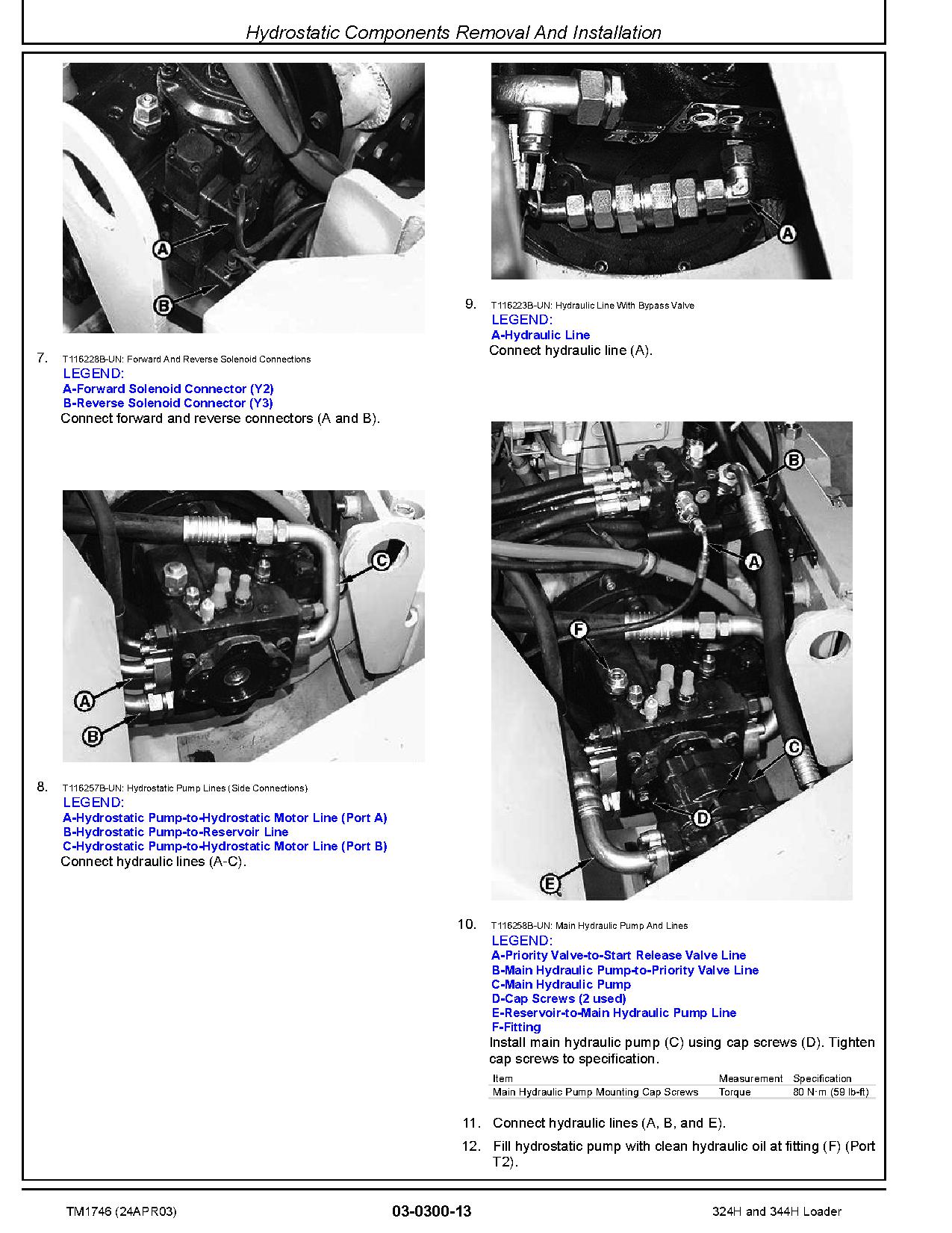 John Deere 324H 344H Compact 4WD Loaders Repair Manual TM1746 (3)