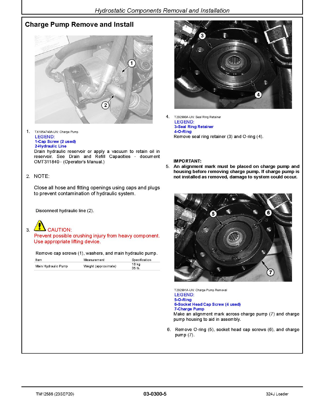 John Deere 324J Compact 4WD Loaders Repair Manual TM12586 (2)