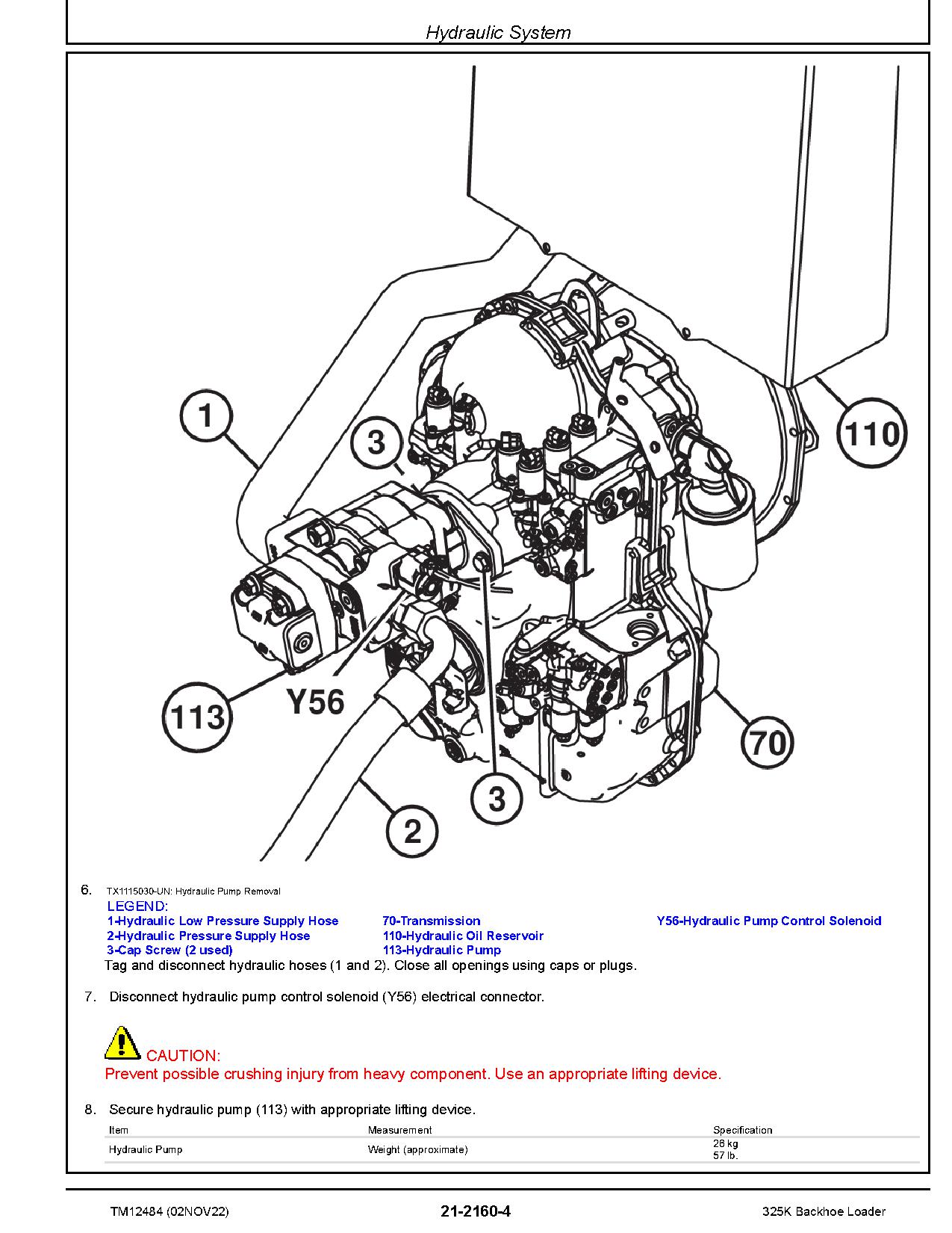 John Deere 325K Side Shift Backhoe Loaders Repair Manual TM12484 (4)