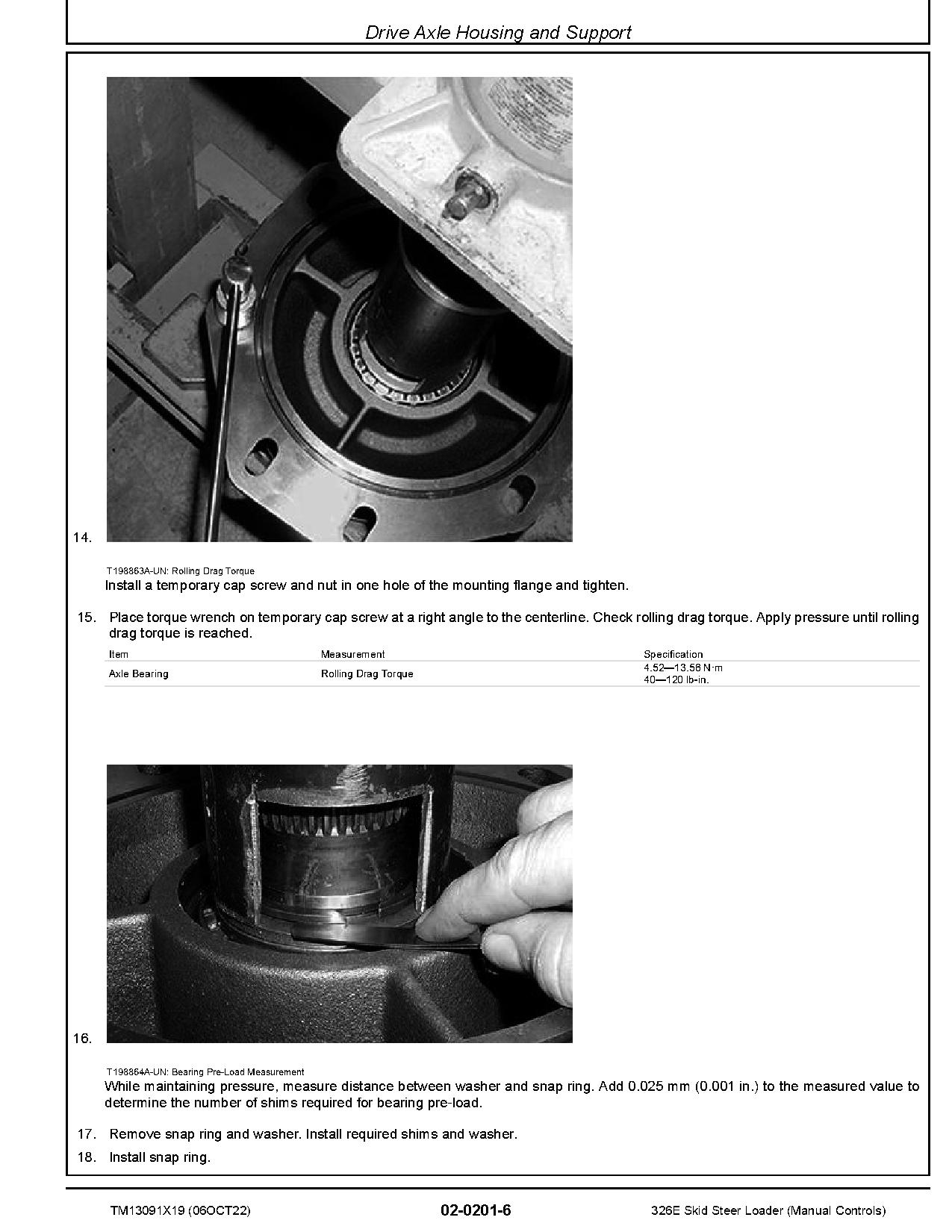 John Deere 326E Skid Steer Loaders Repair Manual TM13091X19 (2)