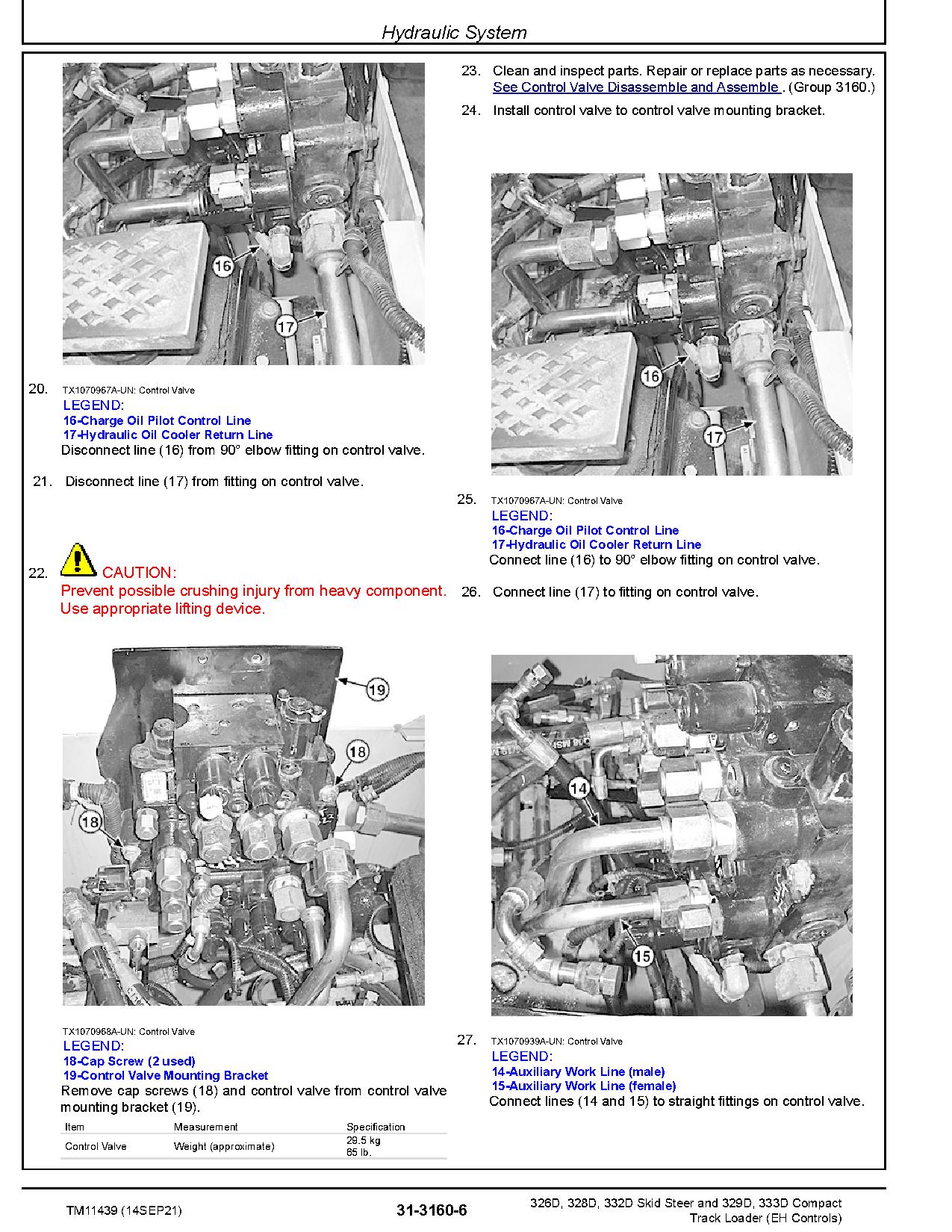 John Deere 329D 333D Compact Track Loaders 326D 328D 332D Skid Steer Loaders Repair Manual TM11439 (4)