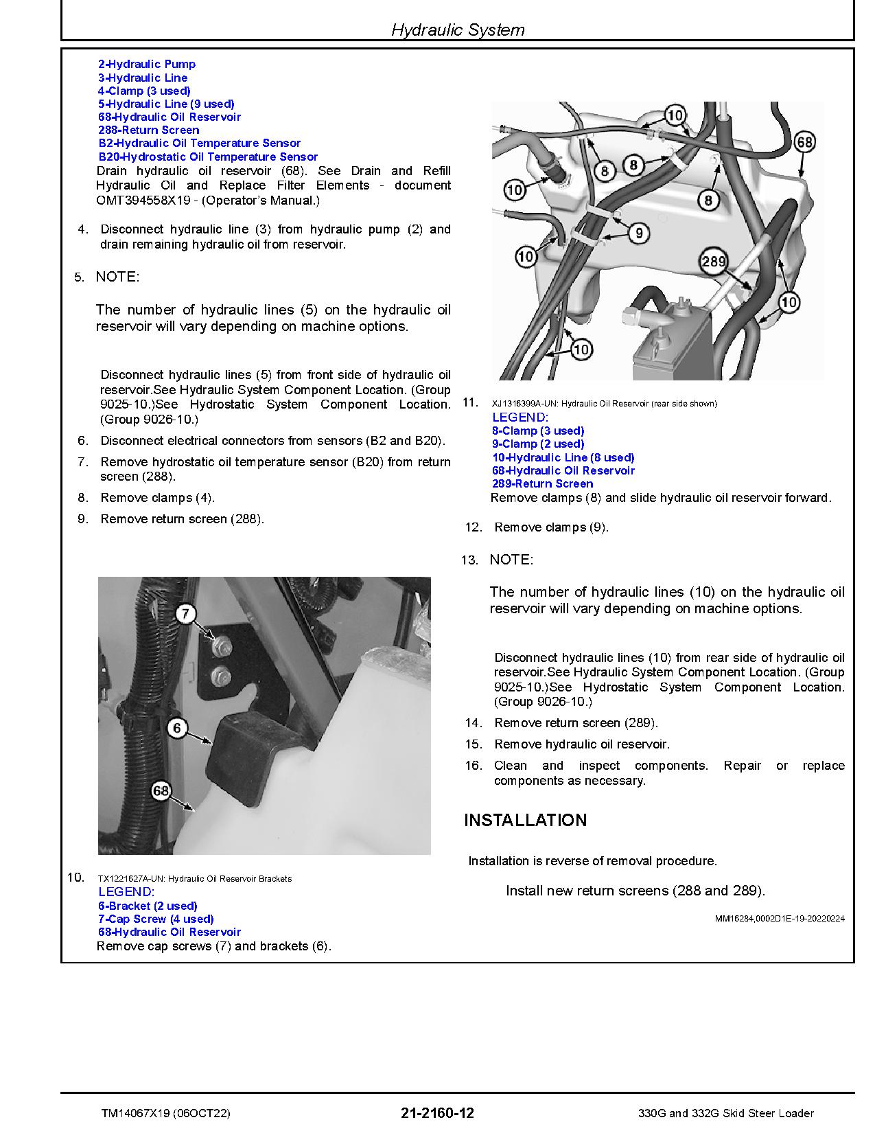 John Deere 330G 332G Skid Steer Loaders Repair Manual TM14067X19 (4)