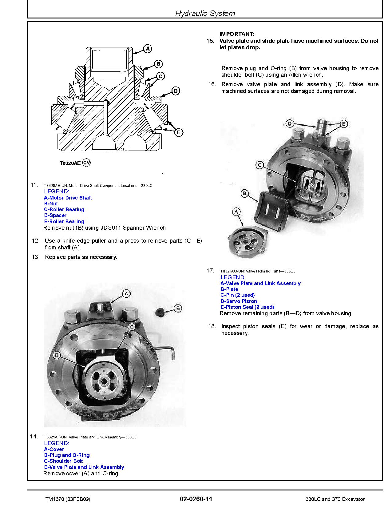 John Deere 330LC 370 Crawler Excavators Repair Manual TM1670 (2)