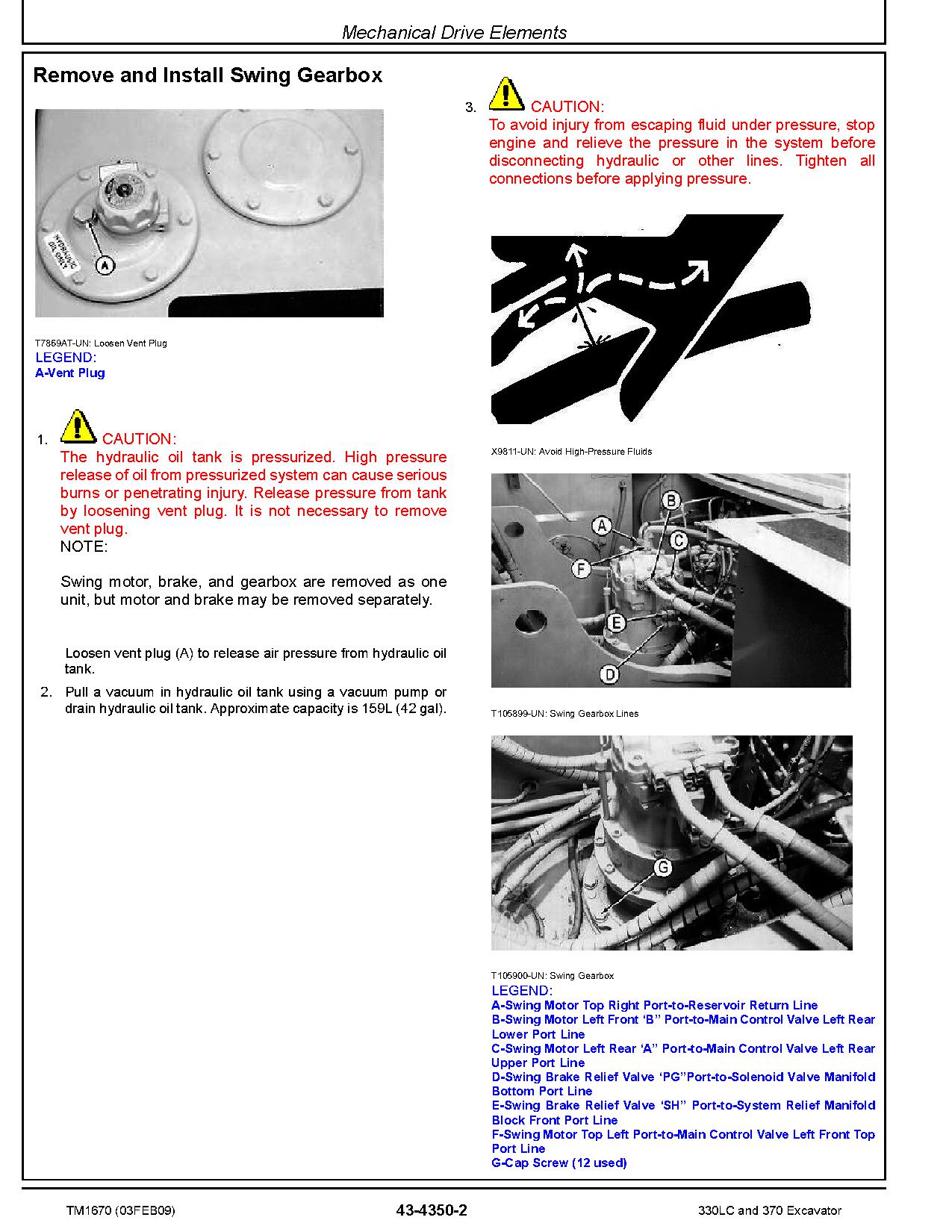 John Deere 330LC 370 Crawler Excavators Repair Manual TM1670 (4)