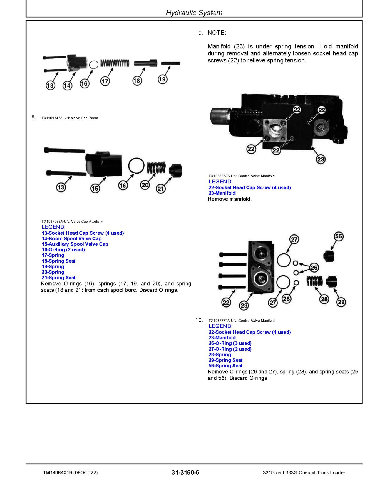 John Deere 331G 333G Compact Track Loaders Repair Manual TM14064X19 (4)