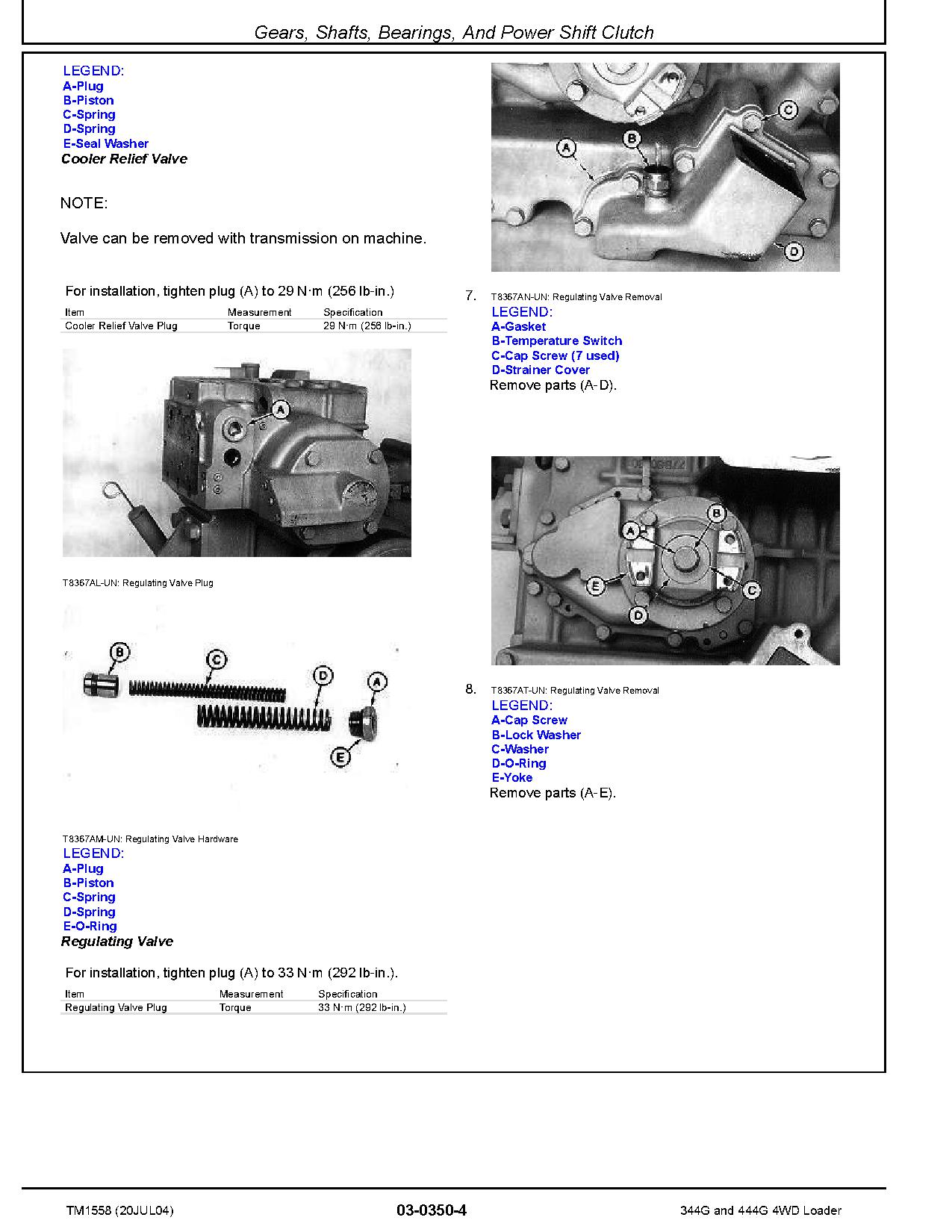 John Deere 344G 444G 4WD Loaders Repair Manual TM1558 (2)