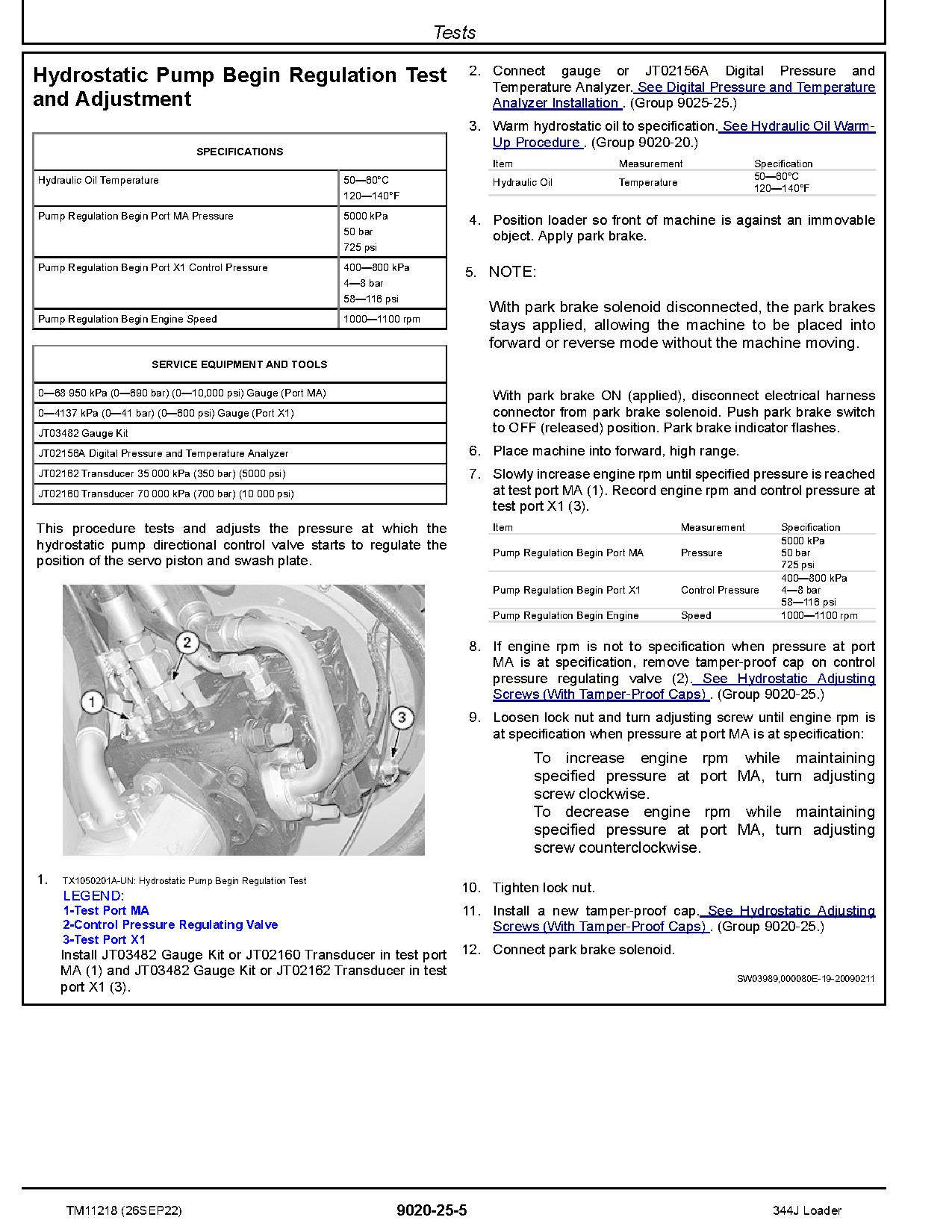 John Deere 344J Compact 4WD Loaders Operation Test Manual TM11218 (4)