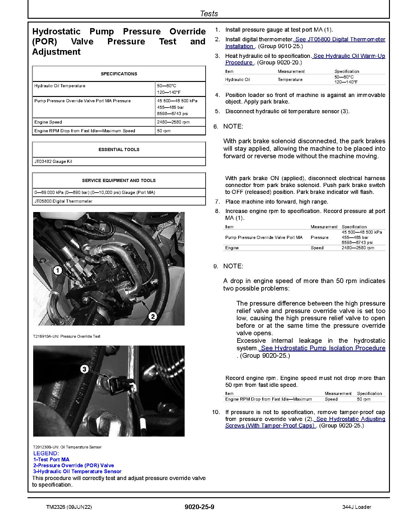 John Deere 344J Compact 4WD Loaders Operation Test Manual TM2326 (4)