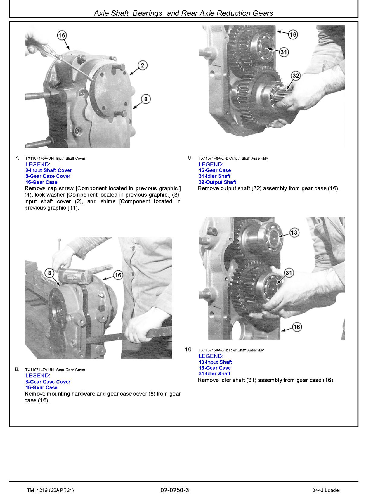 John Deere 344J Compact 4WD Loaders Repair Manual TM11219 (2)
