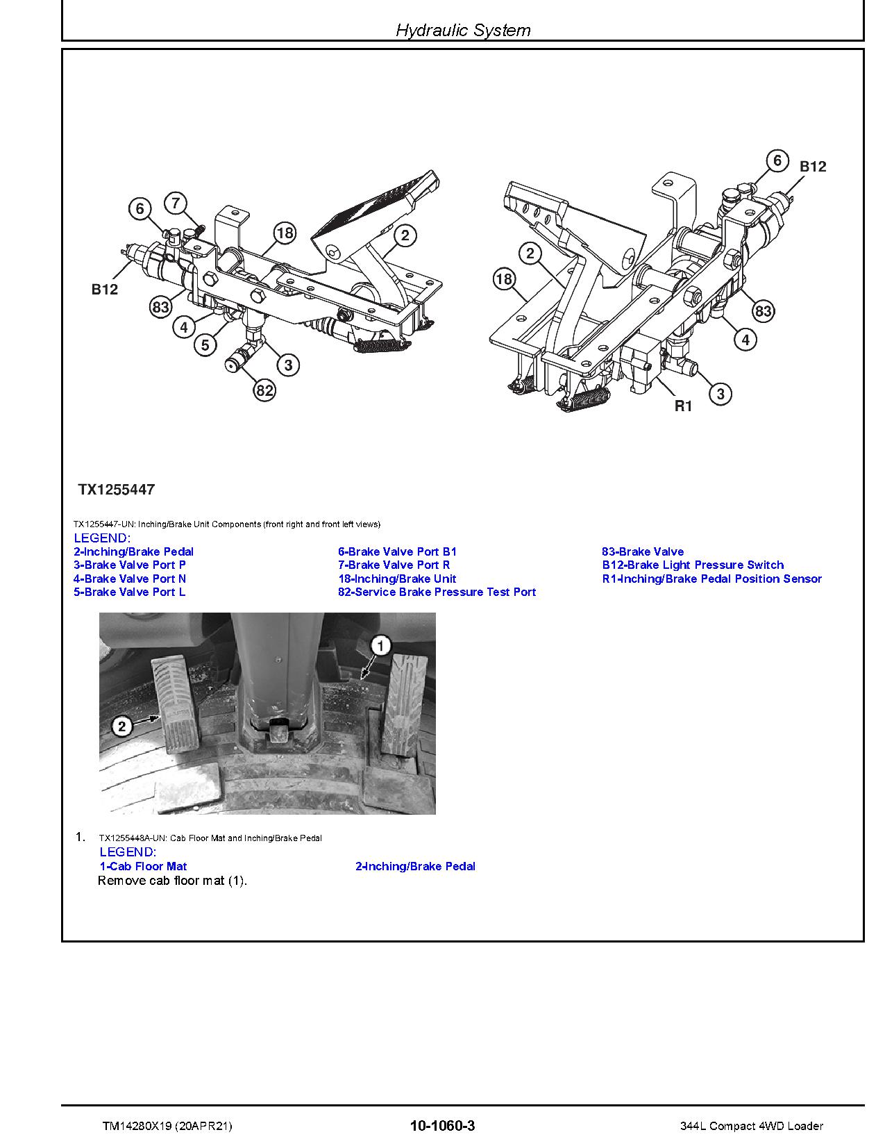 John Deere 344L Compact 4WD Loaders Repair Manual TM14280X19 (3)