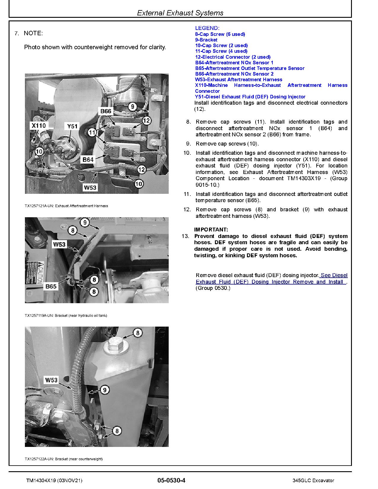 John Deere 345GLC Crawler Excavators Repair Manual TM14304X19 (2)
