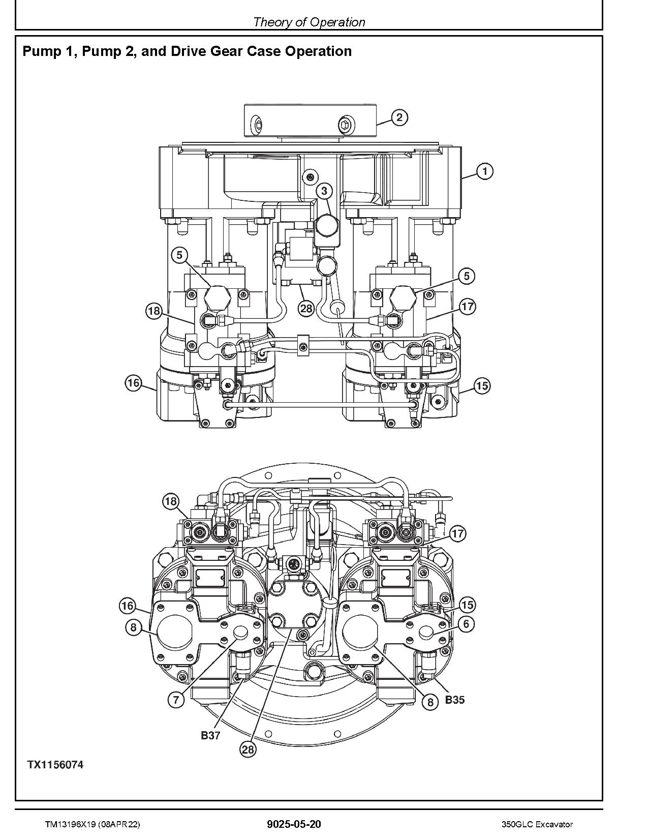 John Deere 350GLC Crawler Excavators Operation Test Manual TM13196X19 (3)