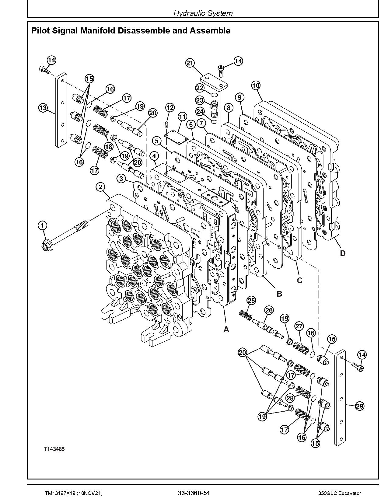 John Deere 350GLC Crawler Excavators Repair Manual TM13197X19 (4)