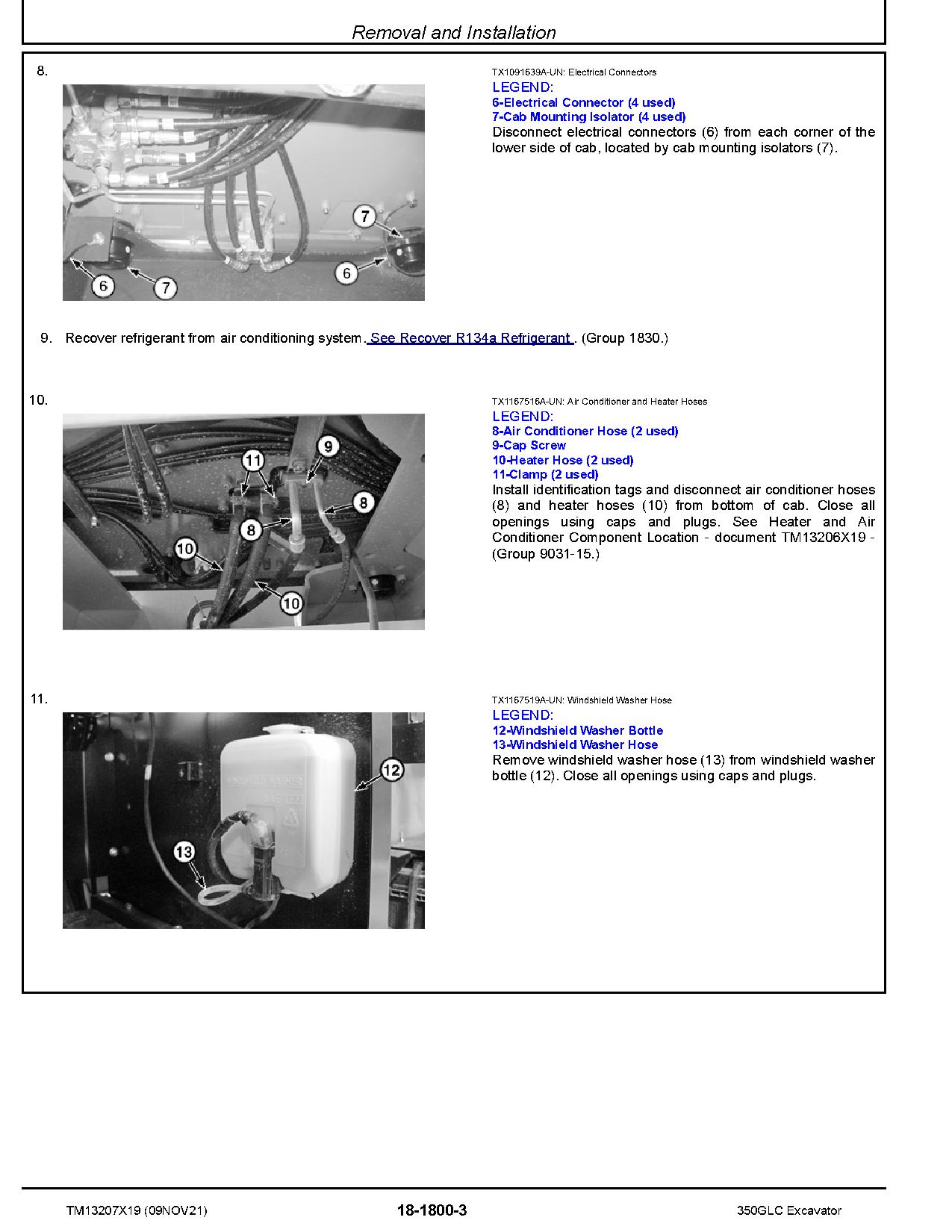 John Deere 350GLC Crawler Excavators Repair Manual TM13207X19 (2)