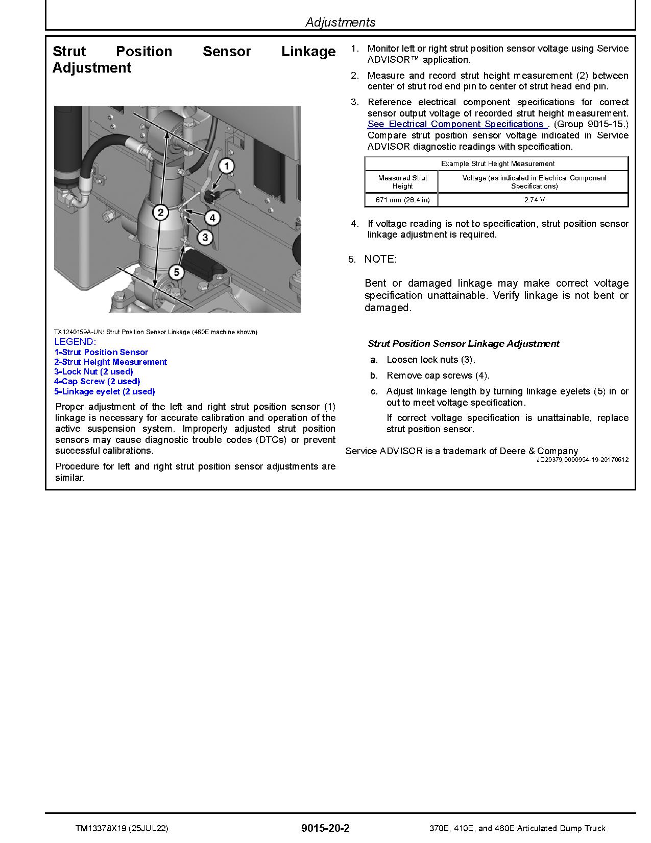 John Deere 370E 410E 460E Articulated Dump Trucks Operation Test Manual TM13378X19 (3)