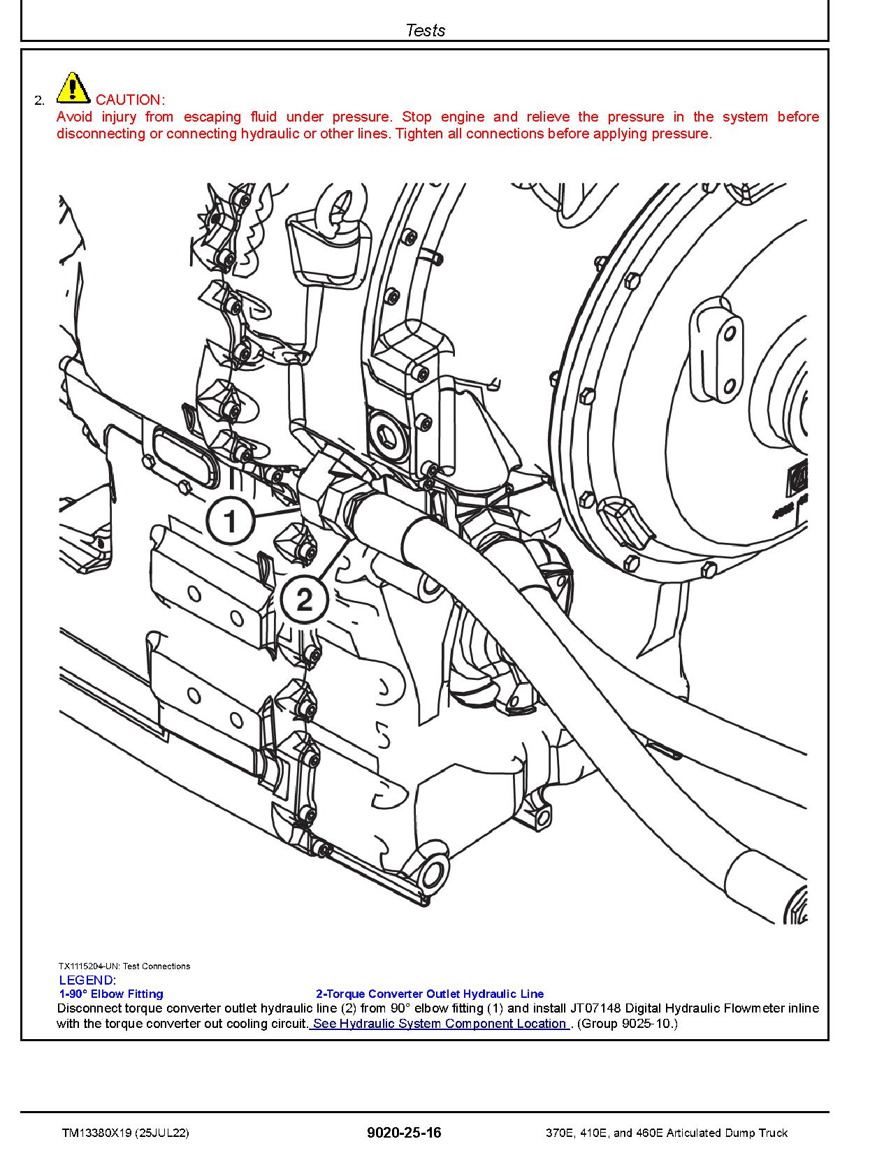 John Deere 370E 410E 460E Articulated Dump Trucks Operation Test Manual TM13380X19 (4)