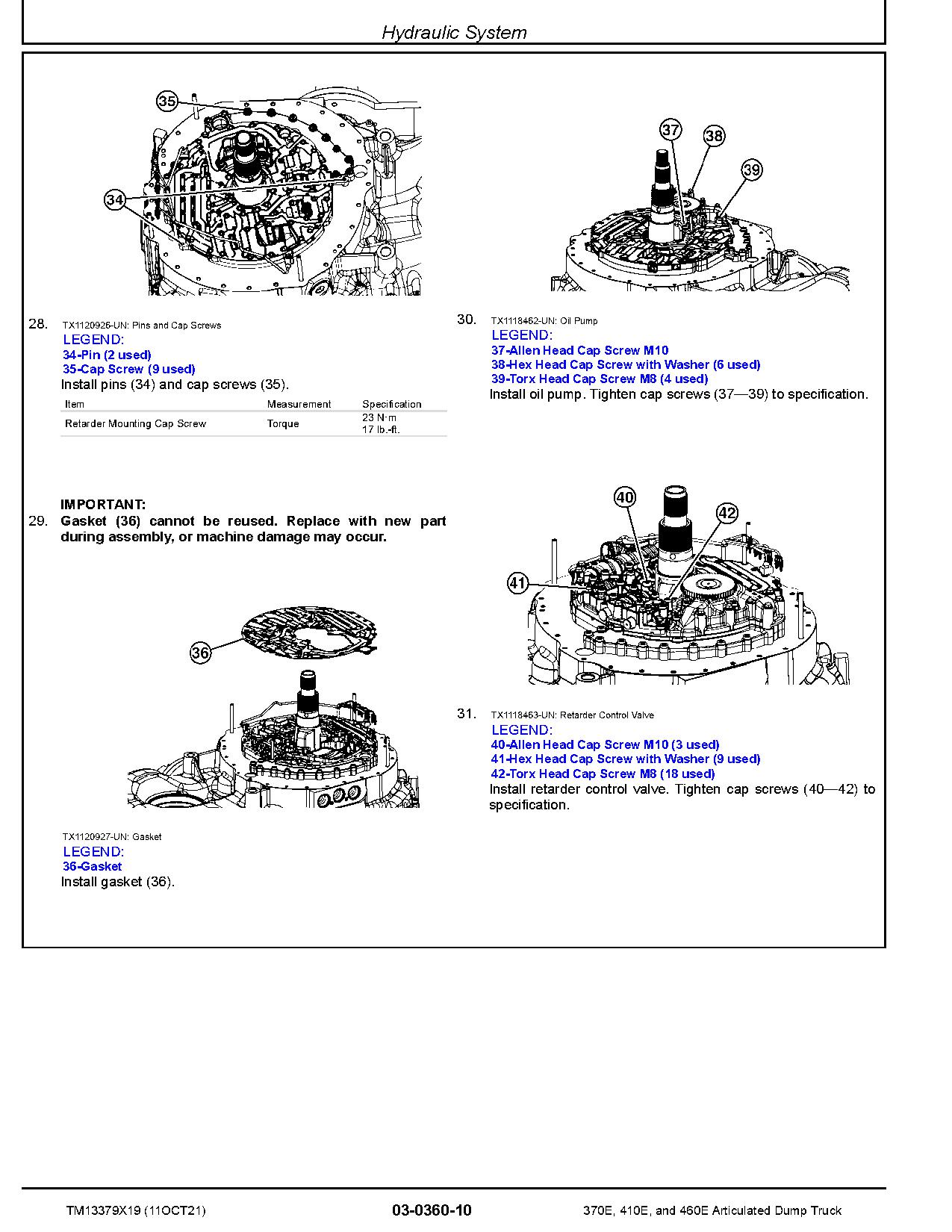 John Deere 370E 410E 460E Articulated Dump Trucks Repair Manual TM13379X19 (2)